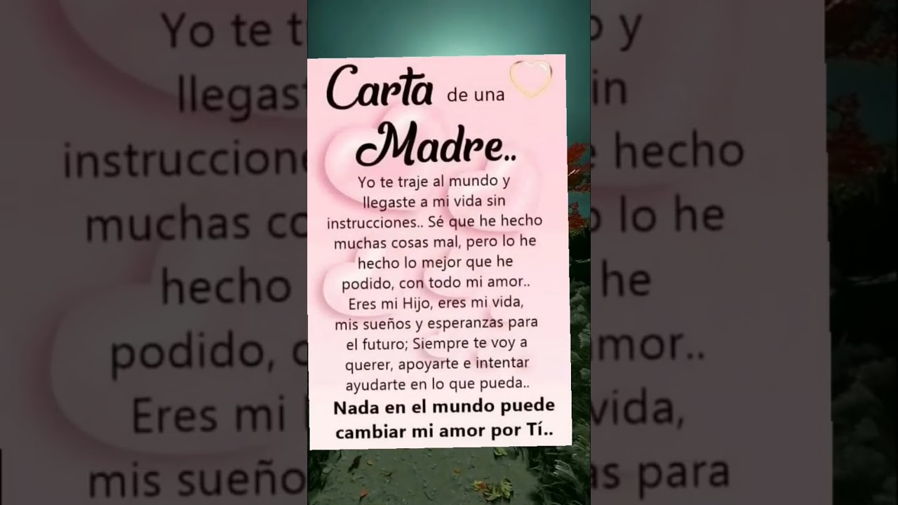 imagenes de una madre para su hijo con frases