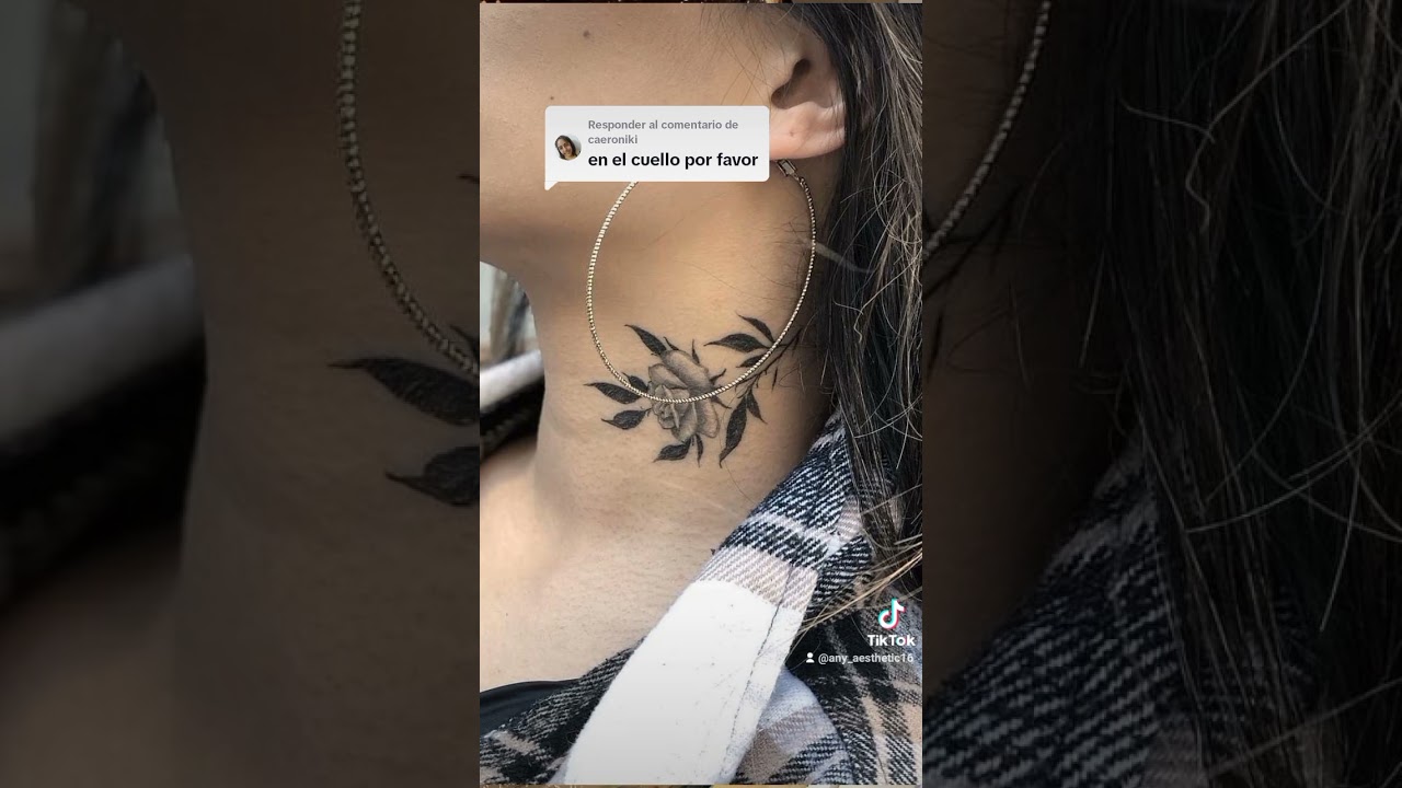 tatuajes en el cuello para mujeres con significado