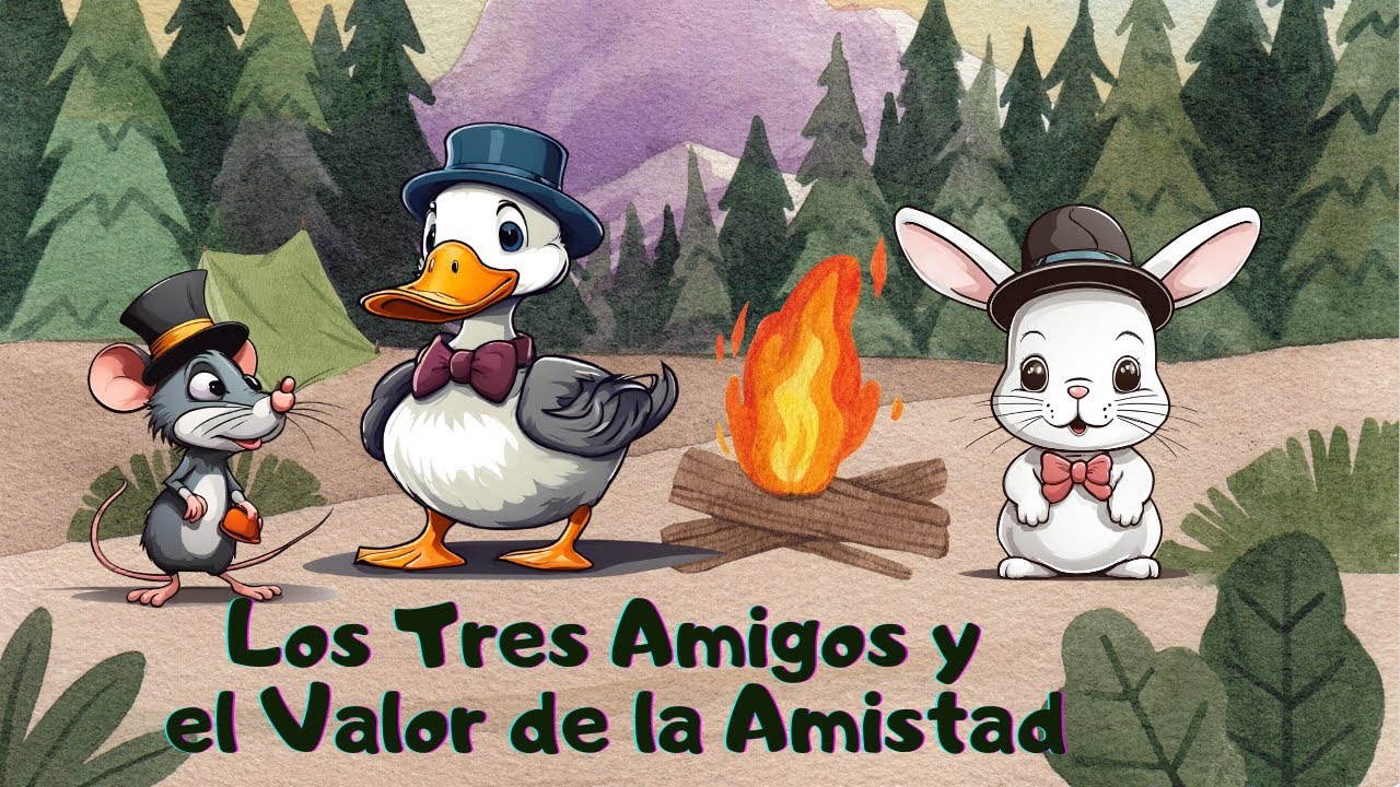 cuentos de 3 personajes para niños