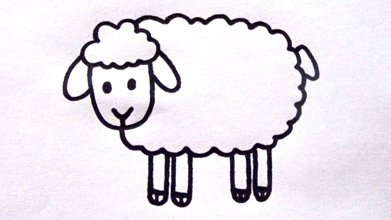 dibujos de ovejas para imprimir gratis
