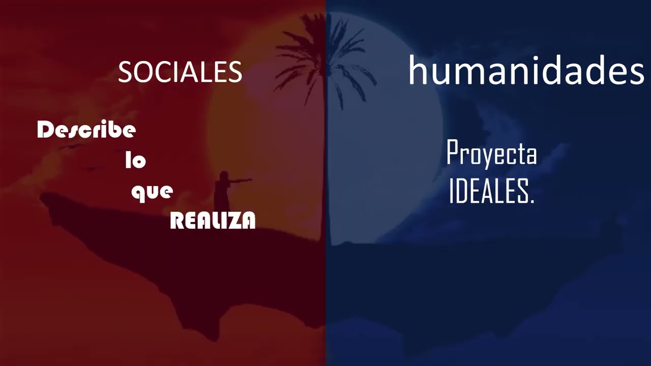 diferencia entre ciencias sociales y humanidades