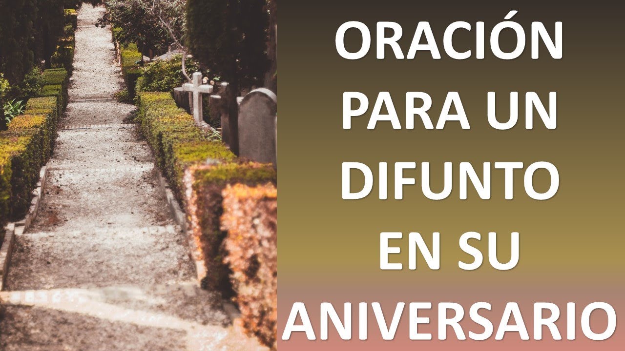 frase de un año de fallecimiento