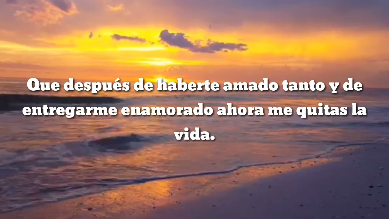 juan gabriel muriendo de amor letra