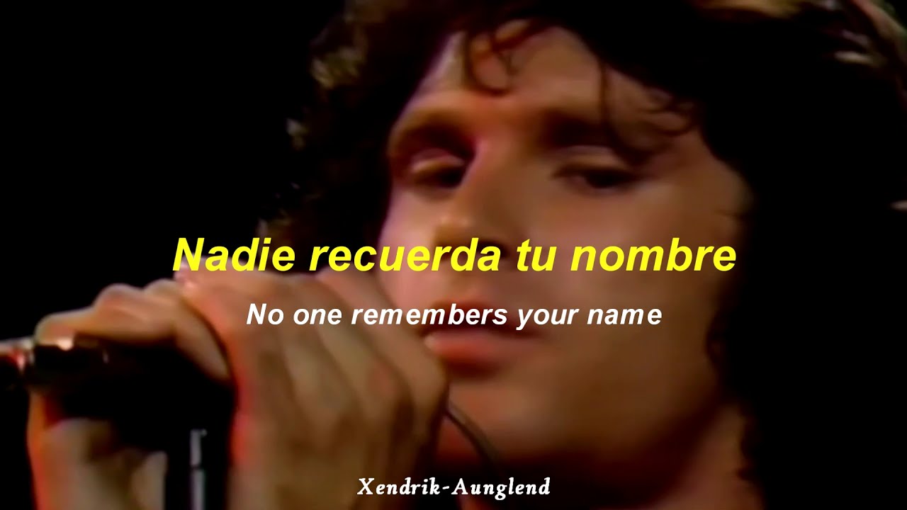 letras de canciones de jim morrison en español