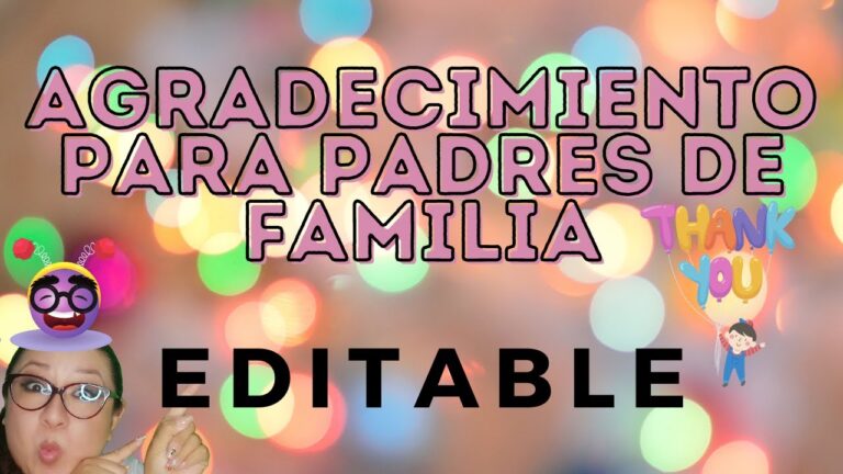 Las Mejores Palabras de Agradecimiento a los Padres por Su Apoyo