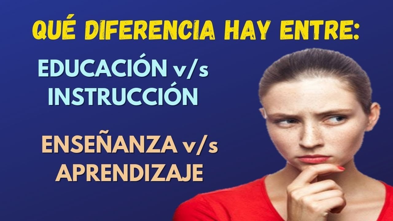 que es la instruccion en la educacion