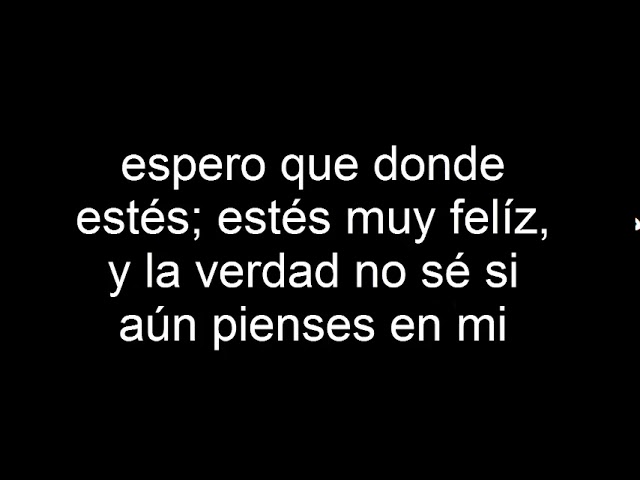 carta para mi ex te extraño