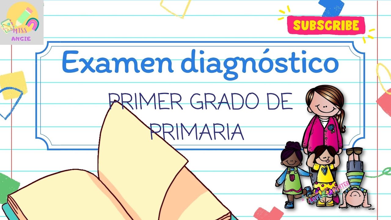 examen para niños de primer grado