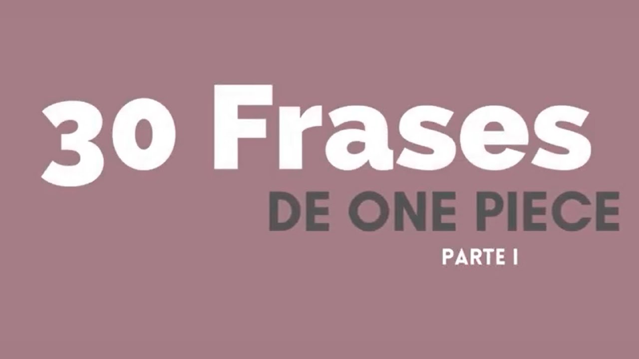 frases de amor de one piece