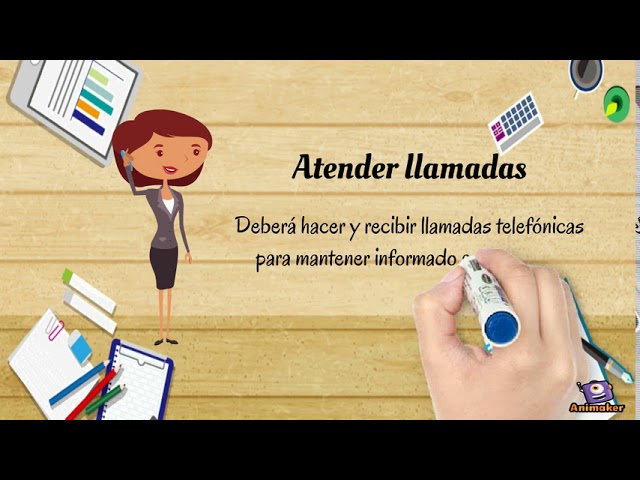 funciones de oficina que domina una secretaria