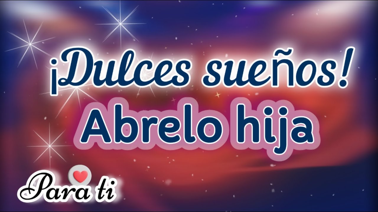 imagenes de buenas noches para mi hija