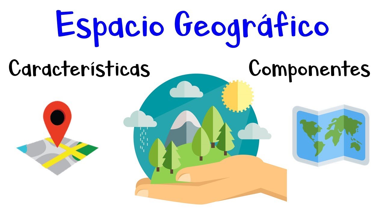 mapa conceptual del espacio geografico y sus componentes