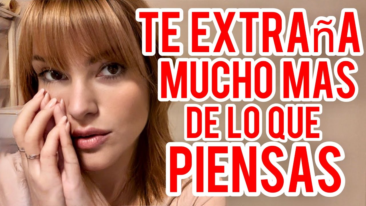 me extraña pero no me escribe