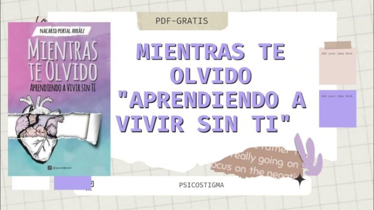 Libro Mientras Te Olvido Pdf Descargar Gratis estudiale.com