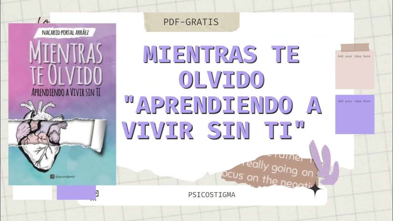 mientras te olvido libro pdf gratis