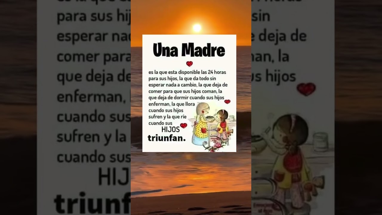 palabras de una hija a su madre jubilada
