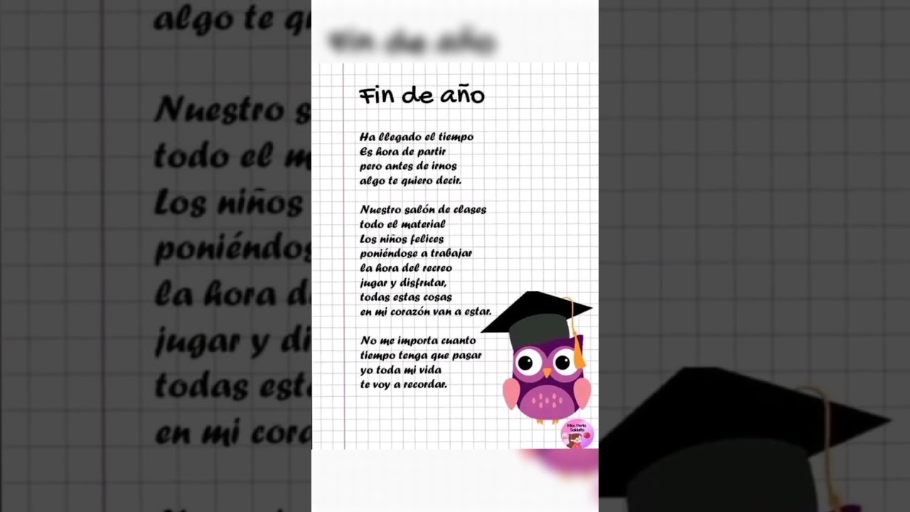 poemas de despedida para alumnos de tercero de secundaria