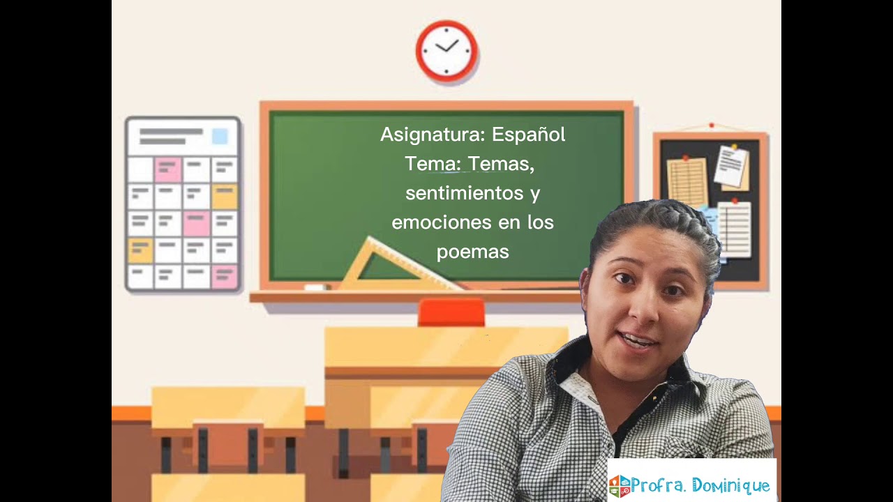 presentacion de ideas o sentimientos en un poema