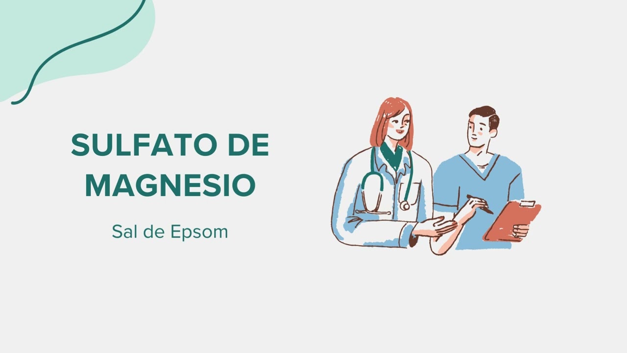 sulfato de magnesio sal de epsom