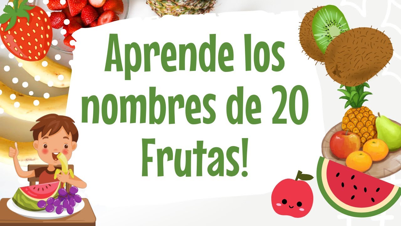 20 nombres de frutas y verduras