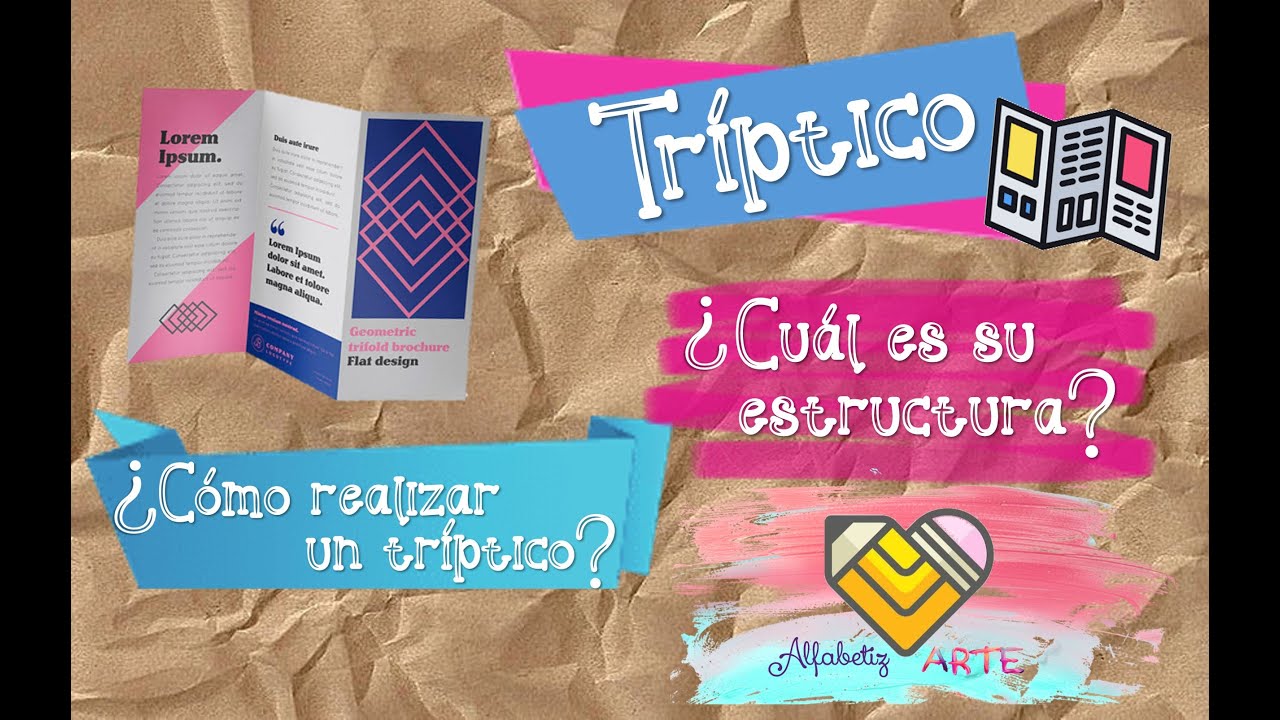 cuál es la función comunicativa de un tríptico