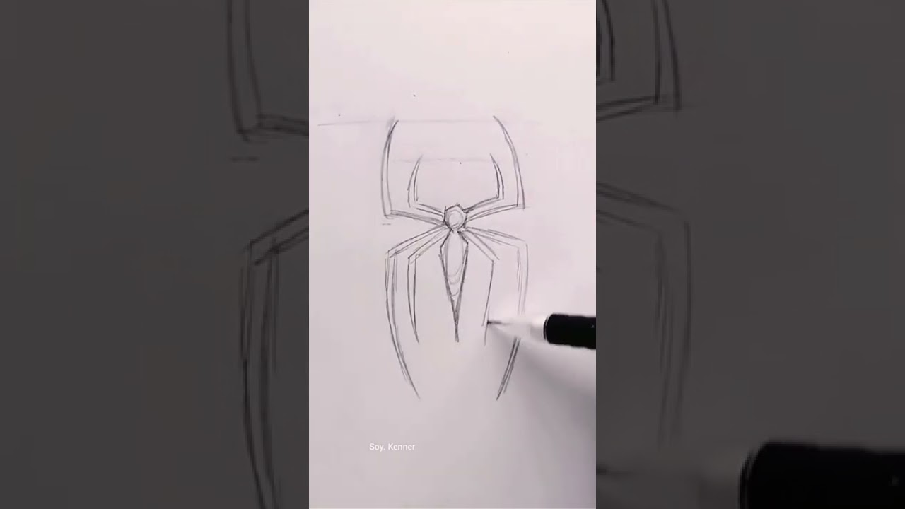 imagenes del hombre araña para dibujar