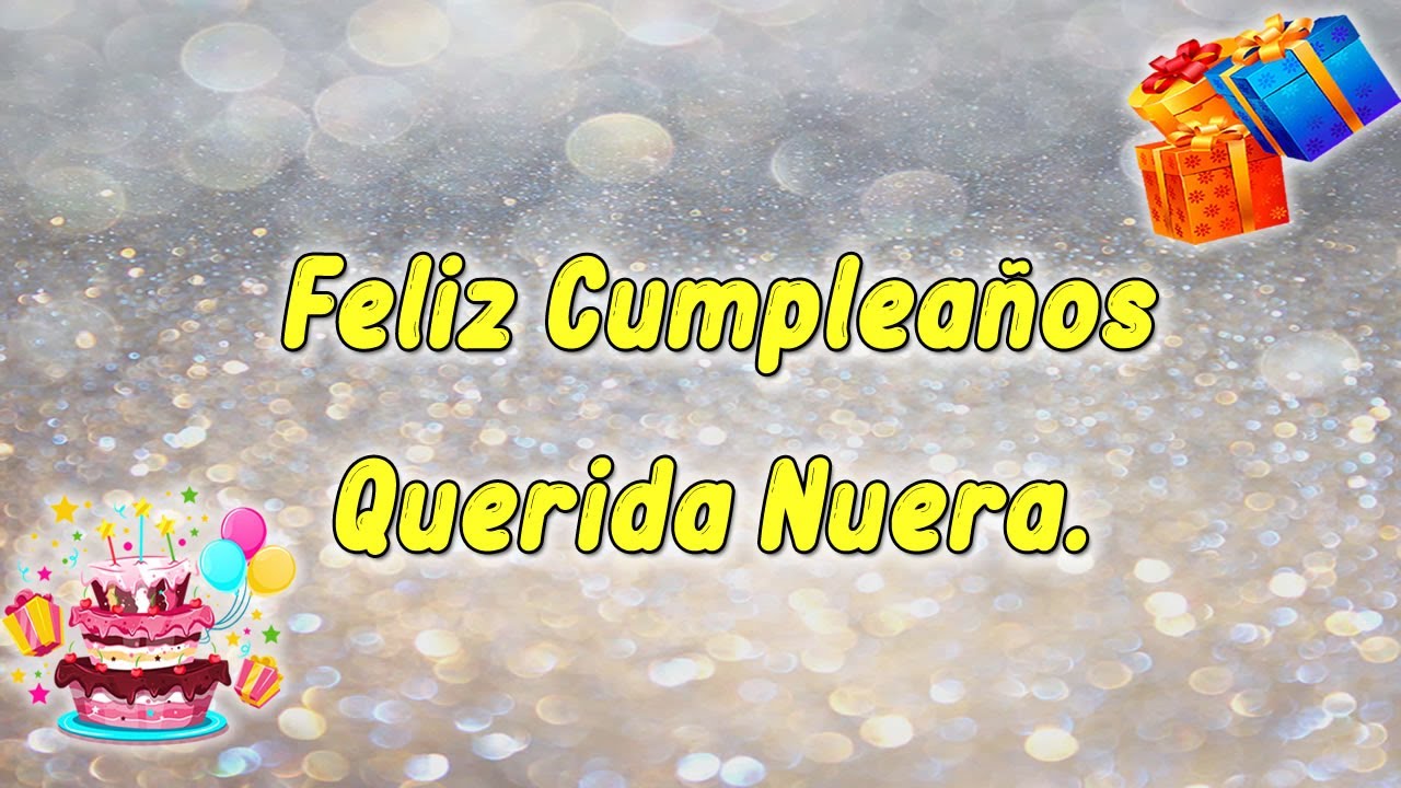 mensajes de cumpleaños para mi nuera