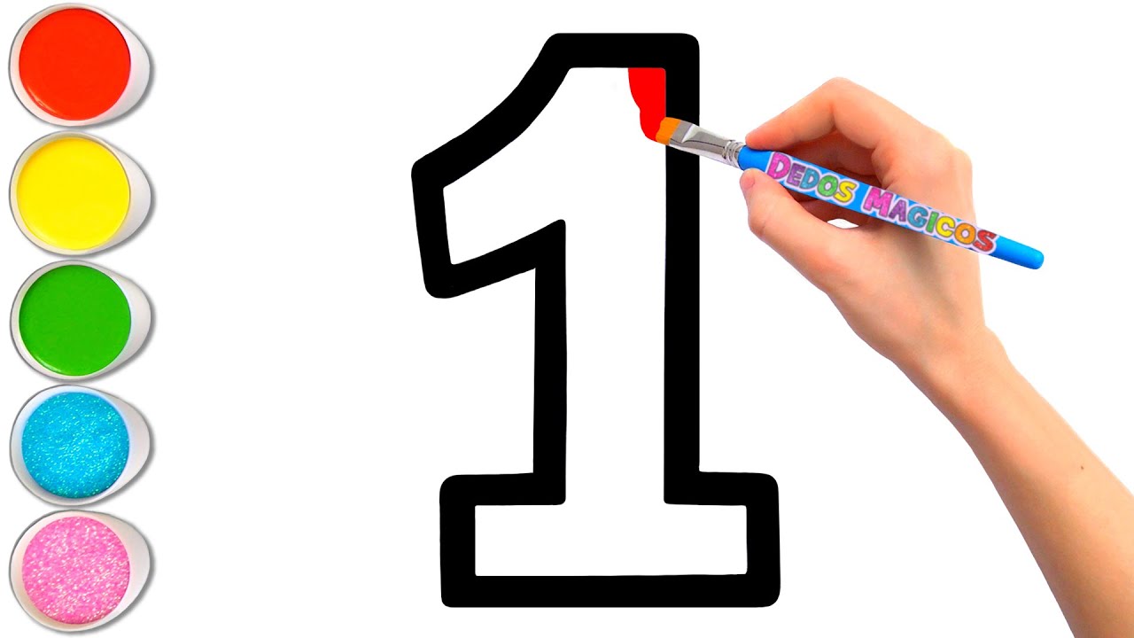 numero 19 para colorear y contar