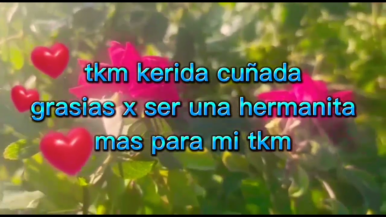 palabras de agradecimiento para mi cuñada