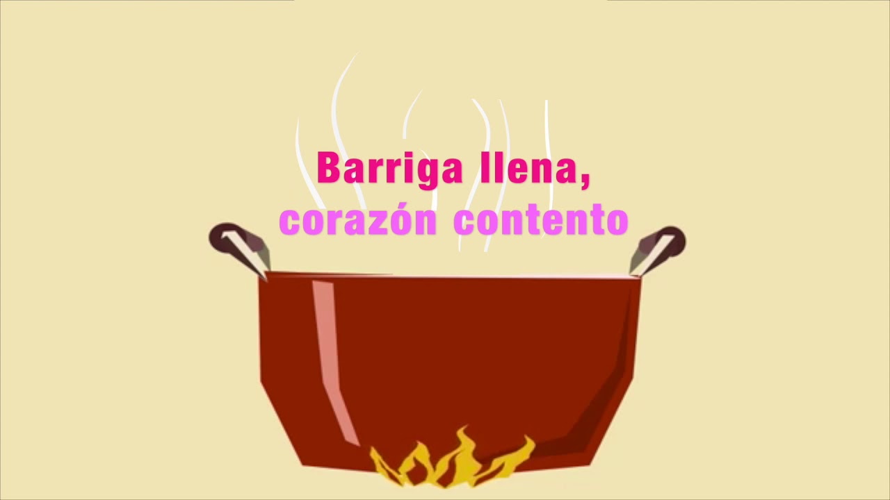 qué significa barriga llena corazón contento
