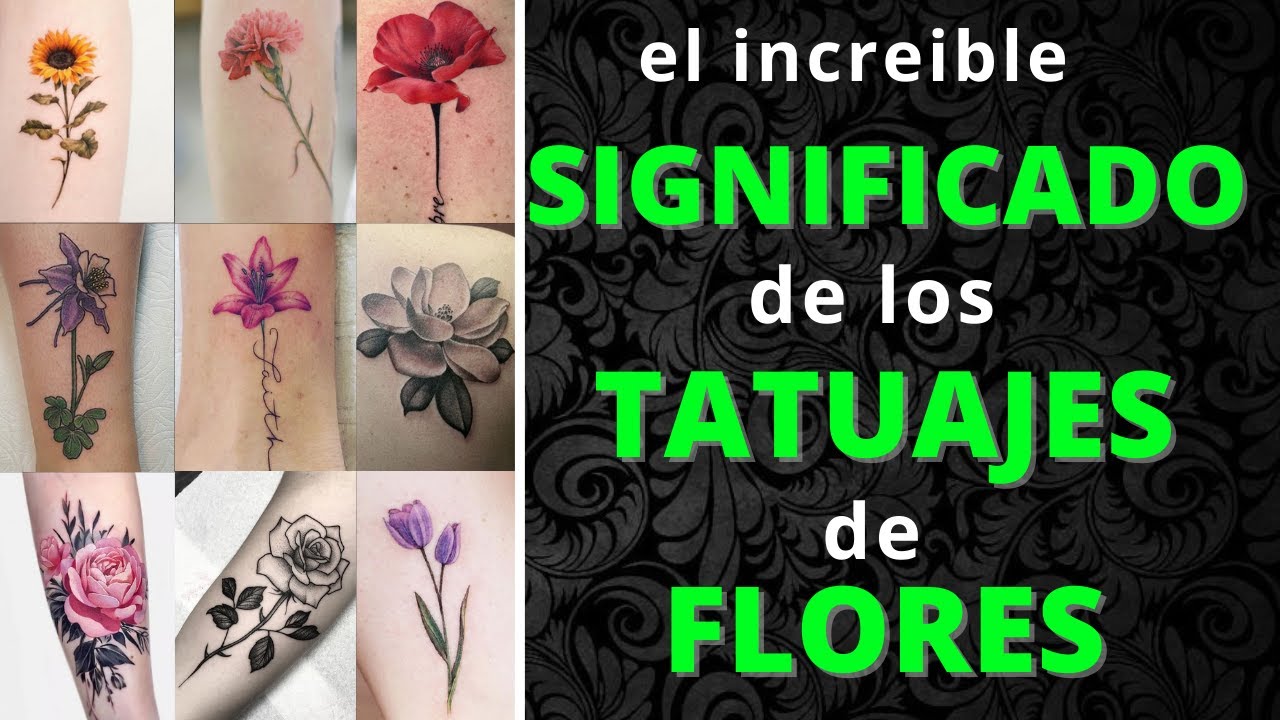 significado de las flores en tatuajes