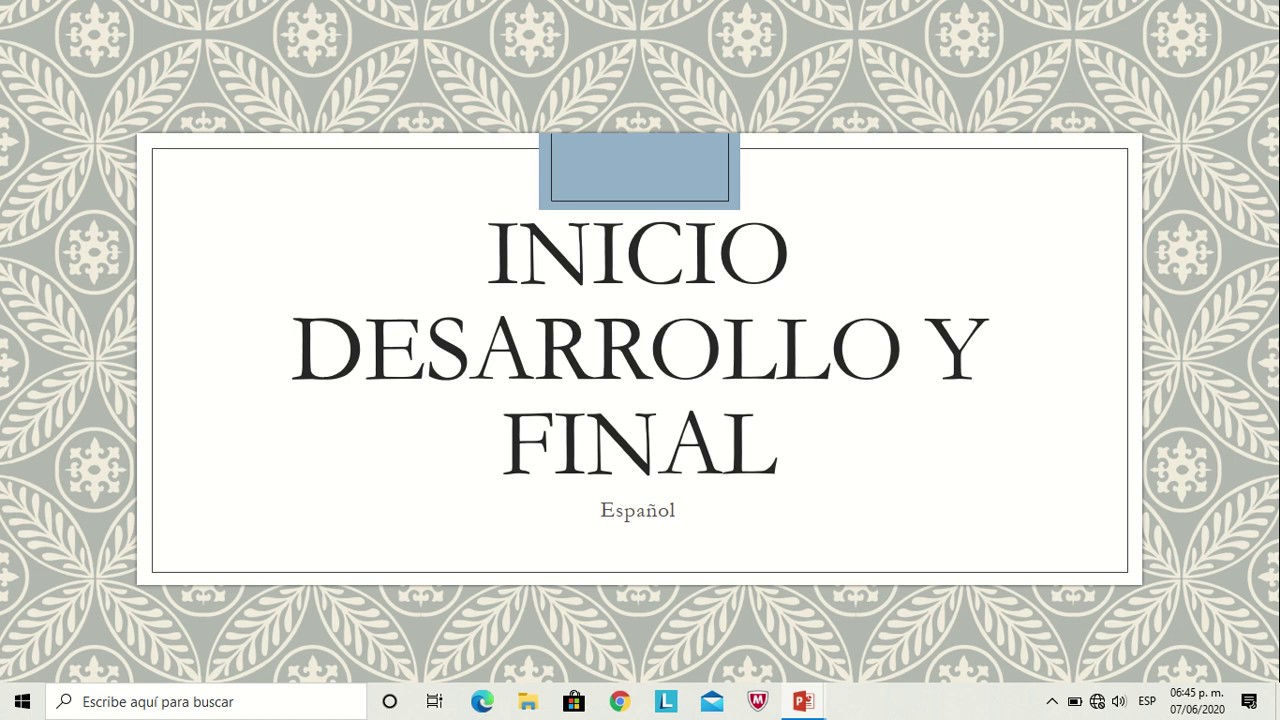 un cuento corto con inicio desarrollo y final