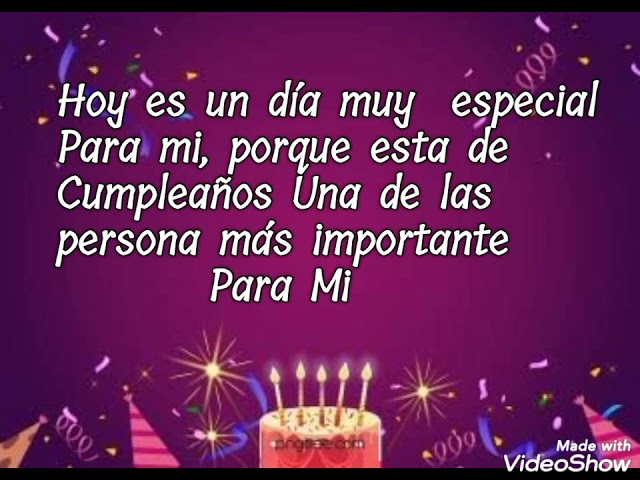 carta de amor y feliz cumpleaños