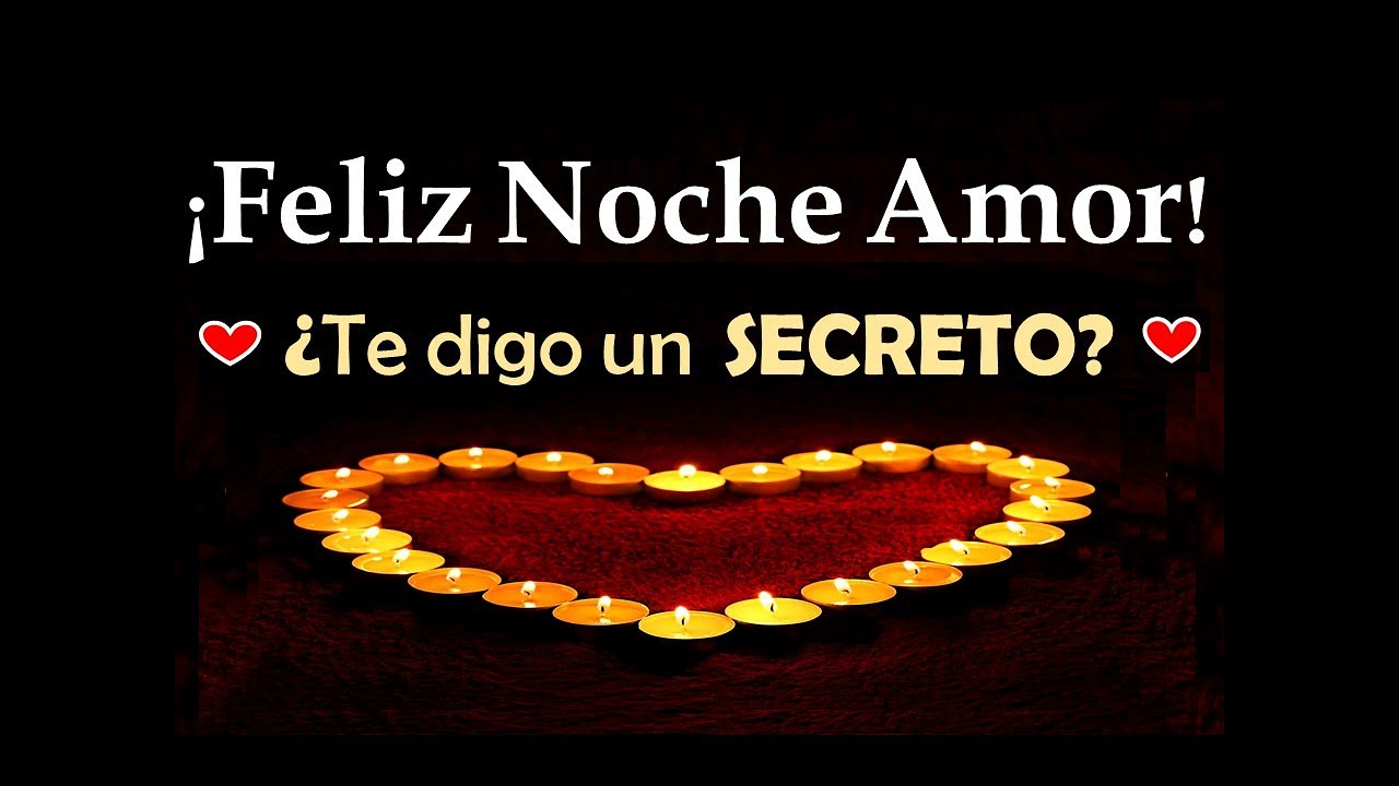 carta de buenas noches para mi novia