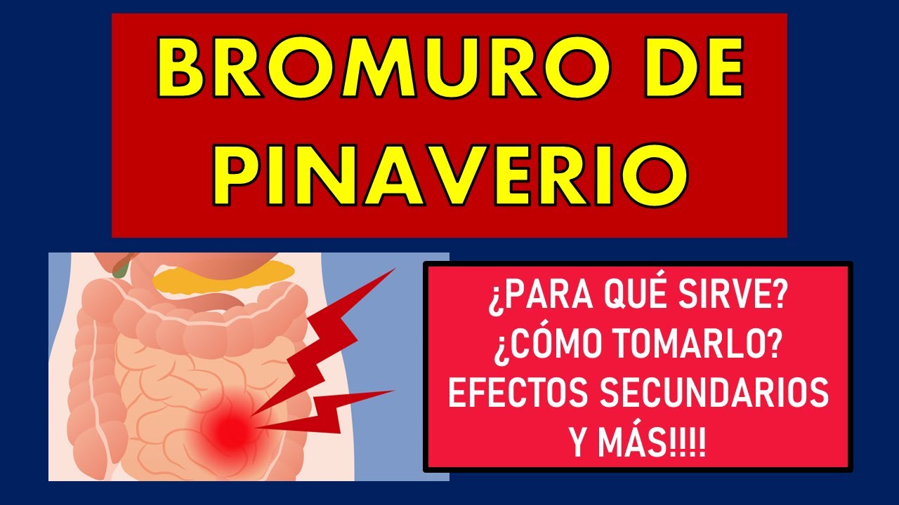 como se toma el bromuro de pinaverio de 100 mg