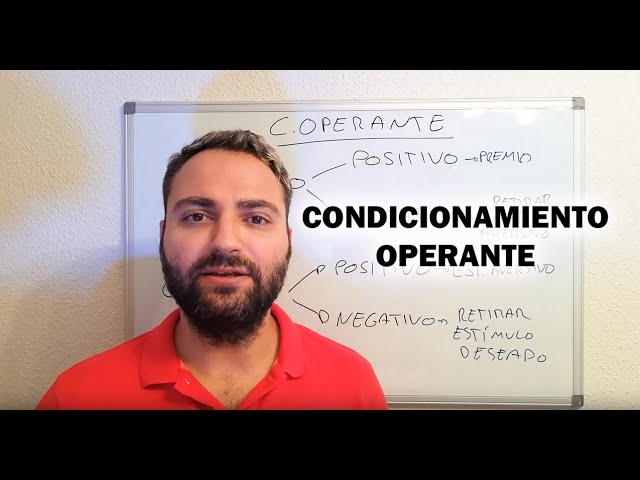 condicionamiento operante ejemplos en la escuela
