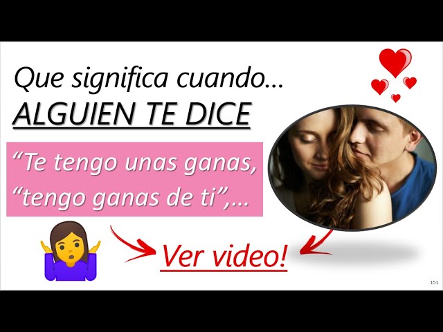 cuando un hombre te dice que tiene ganas de ti