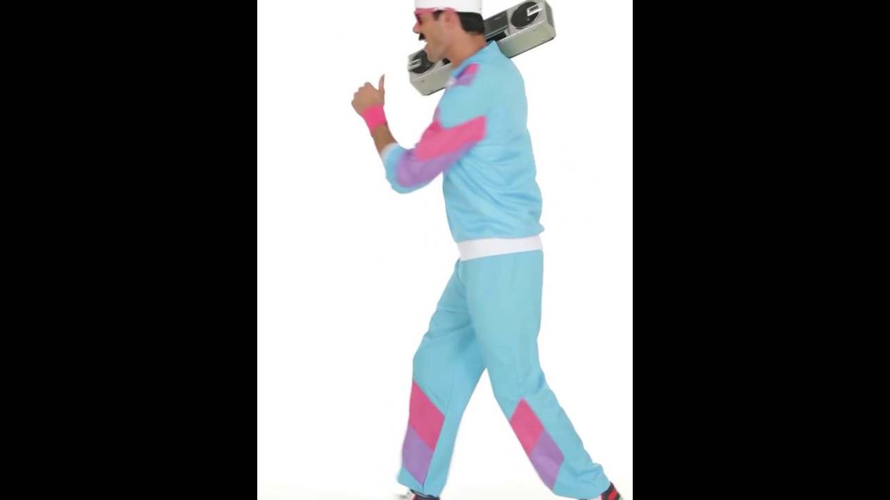 disfraz para hombre de los años 80