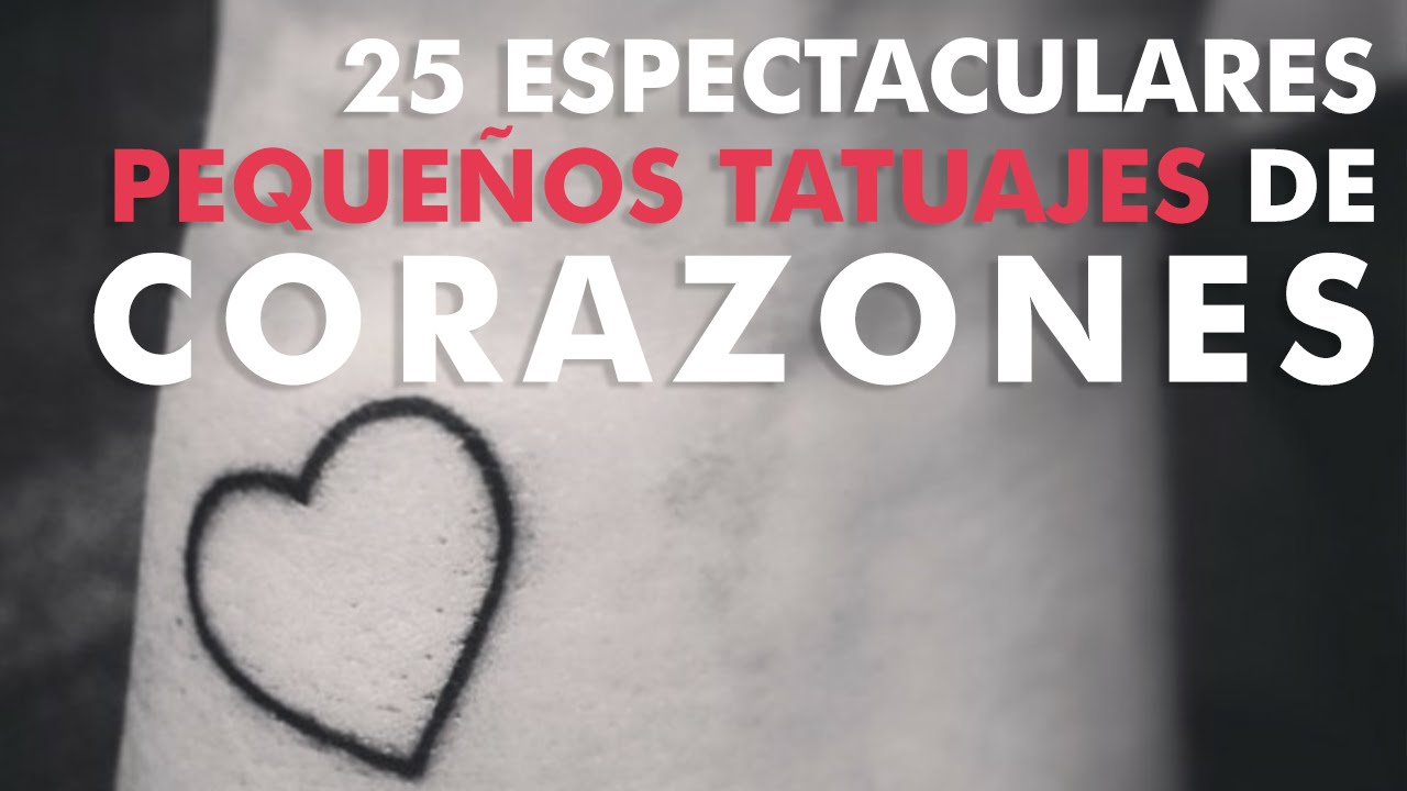 tatuajes pequeños de corazones para mujeres