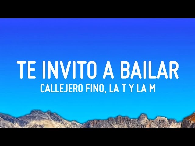 yo te invito a bailar letra