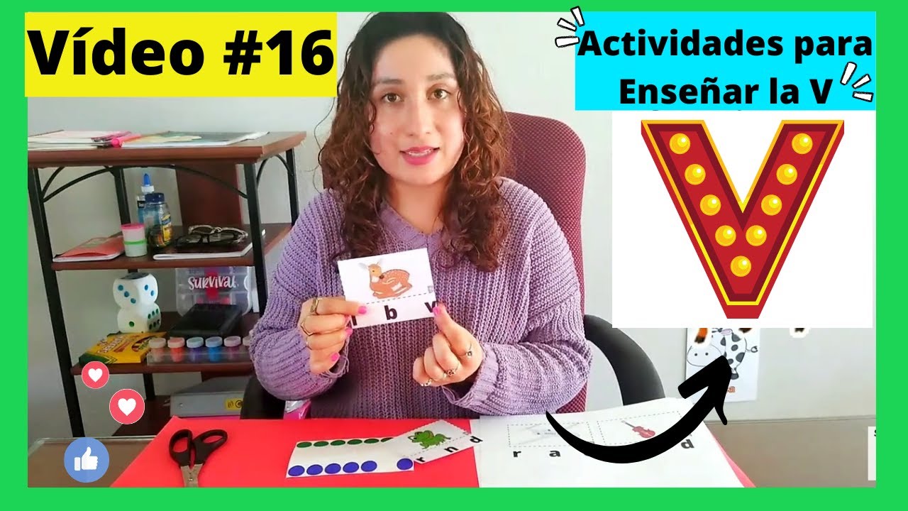 actividades con la letra v para niños de primero