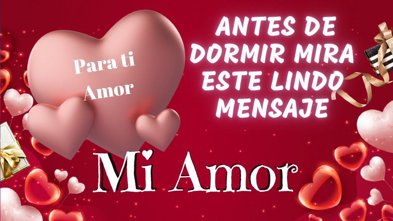 buenas noches esposa mia te amo