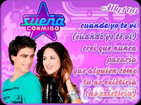 cuando yo te vi letra sueña conmigo