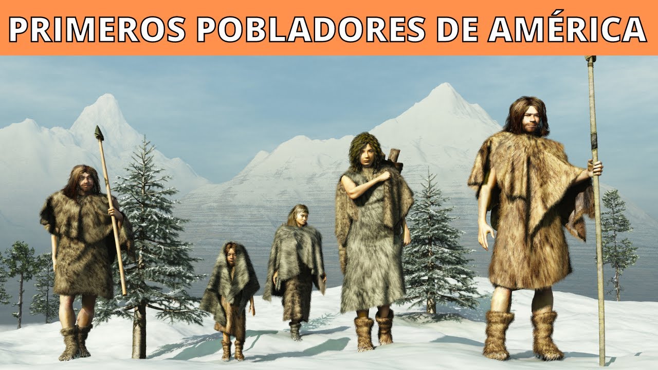 dibujo de los primeros pobladores de américa