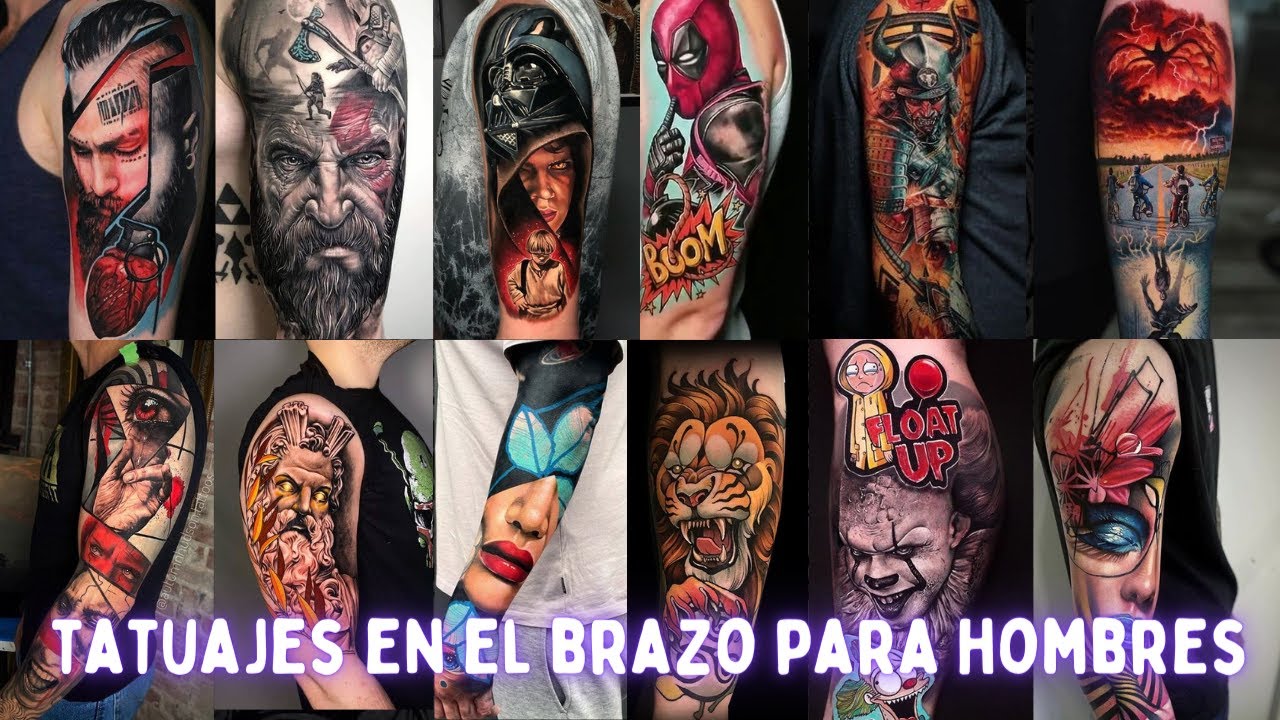 diseños de tatuajes a color para hombres