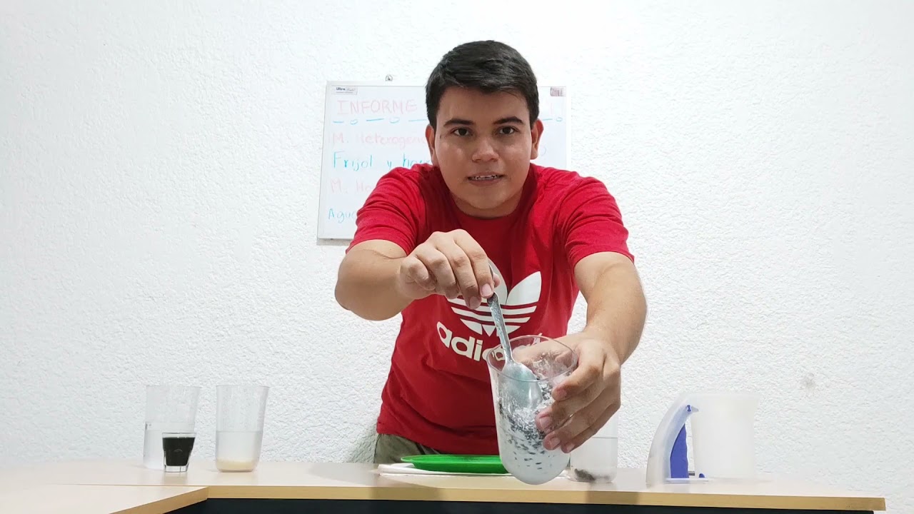 informe de experimento de mezclas homogeneas y heterogeneas