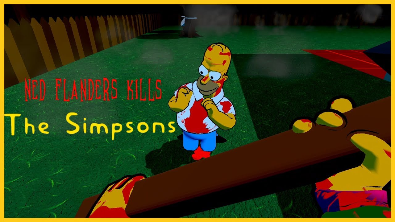 juegos de los simpson matando a la familia flanders