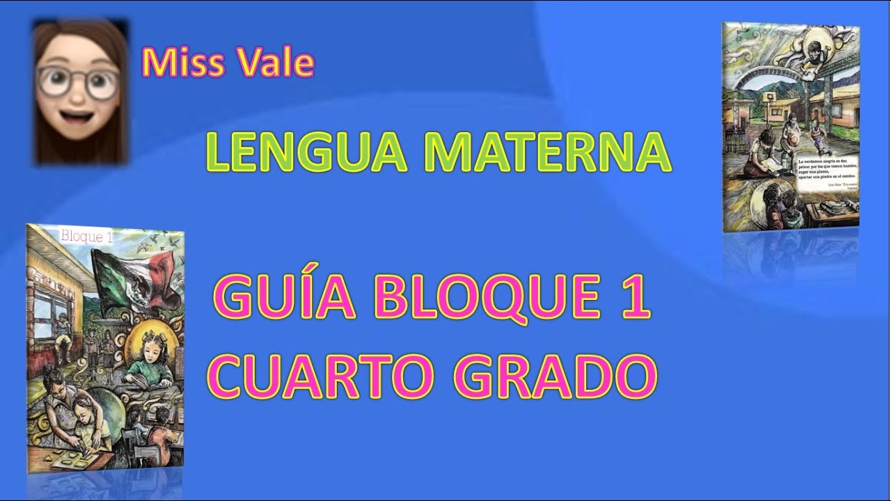 libro de lengua materna cuarto grado
