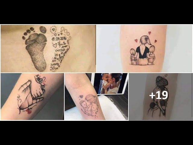 muñeca tatuajes de nombres de hijos