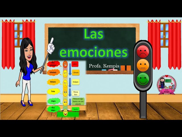semaforo de las emociones para colorear